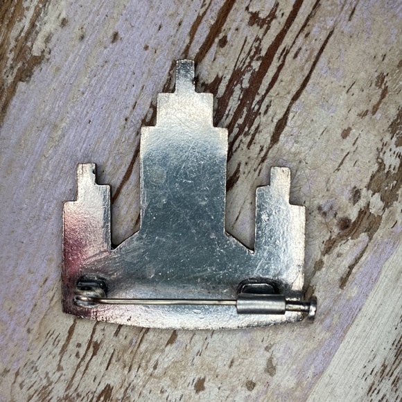 Catherine Popesco Art Deco/Art Nouveau Crystal & Enamel Brooch - Picture 3 of 8